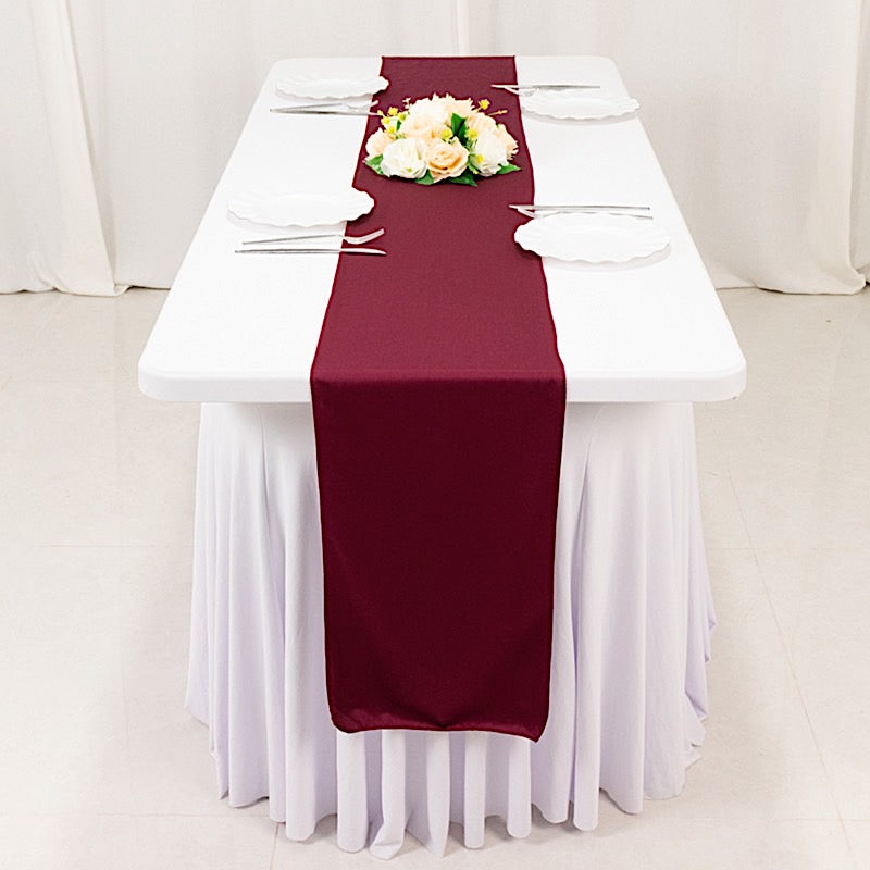 12x108 in Premium Scuba Polyester Table Runner