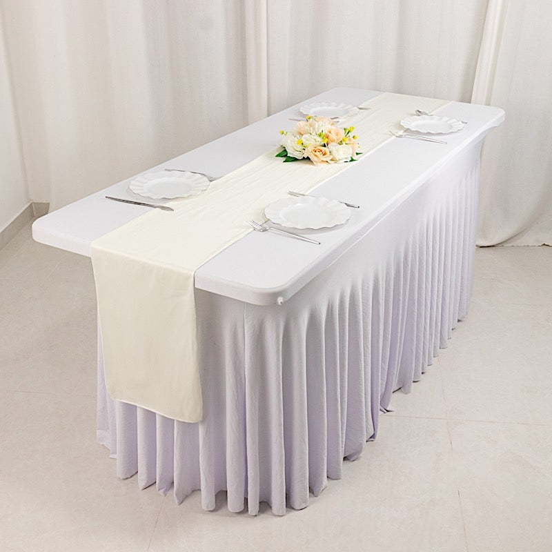 12x108 in Premium Scuba Polyester Table Runner