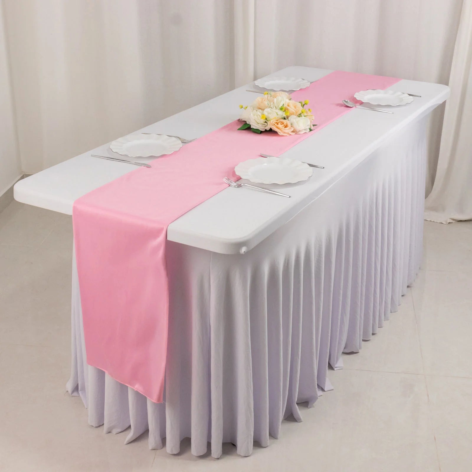 12x108 in Premium Scuba Polyester Table Runner