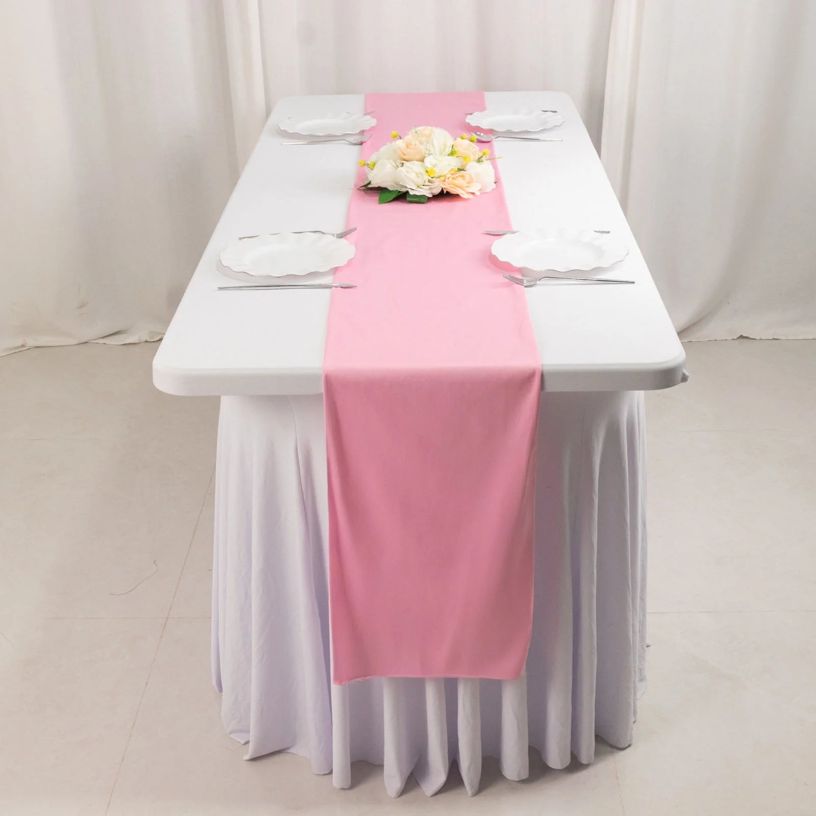 12x108 in Premium Scuba Polyester Table Runner