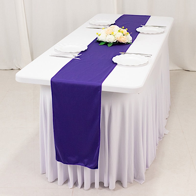 12x108 in Premium Scuba Polyester Table Runner