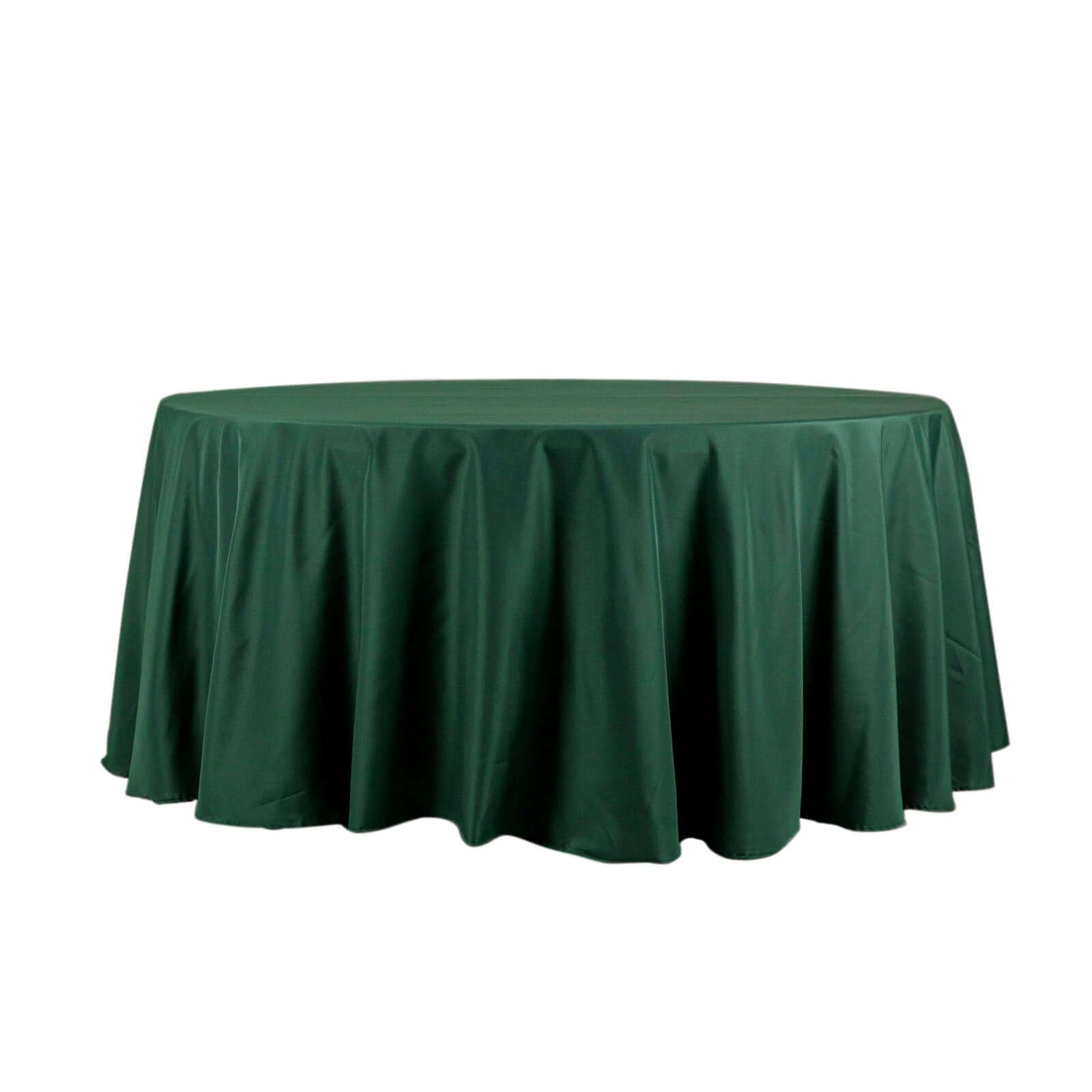 120 inch Polyester Round Tablecloth