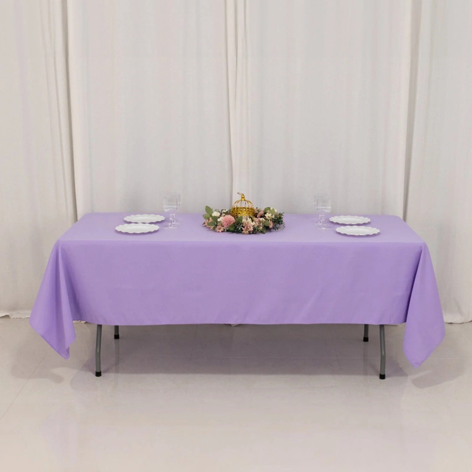 60 x 102 inch Premium Polyester Rectangular Tablecloth