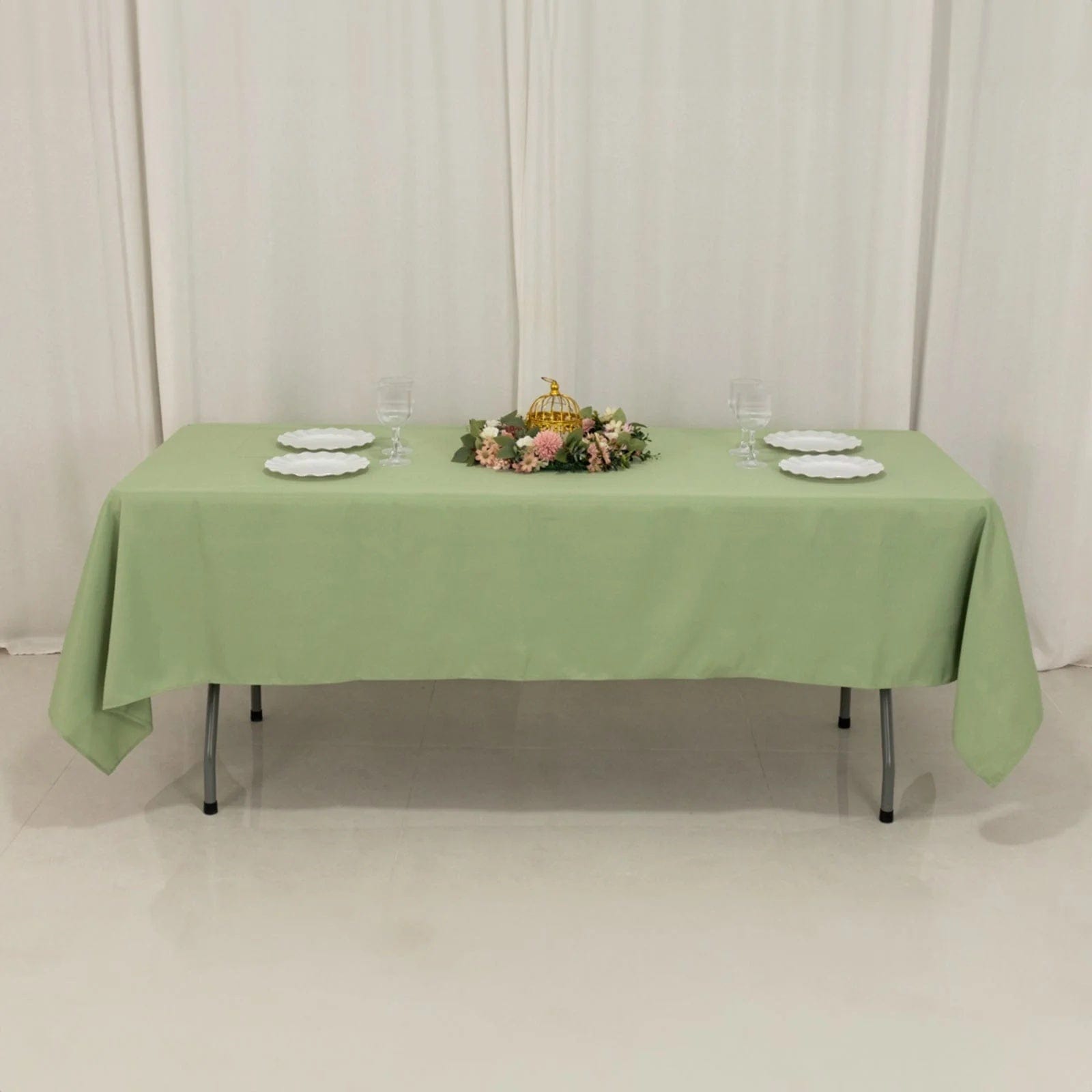 60 x 102 inch Premium Polyester Rectangular Tablecloth