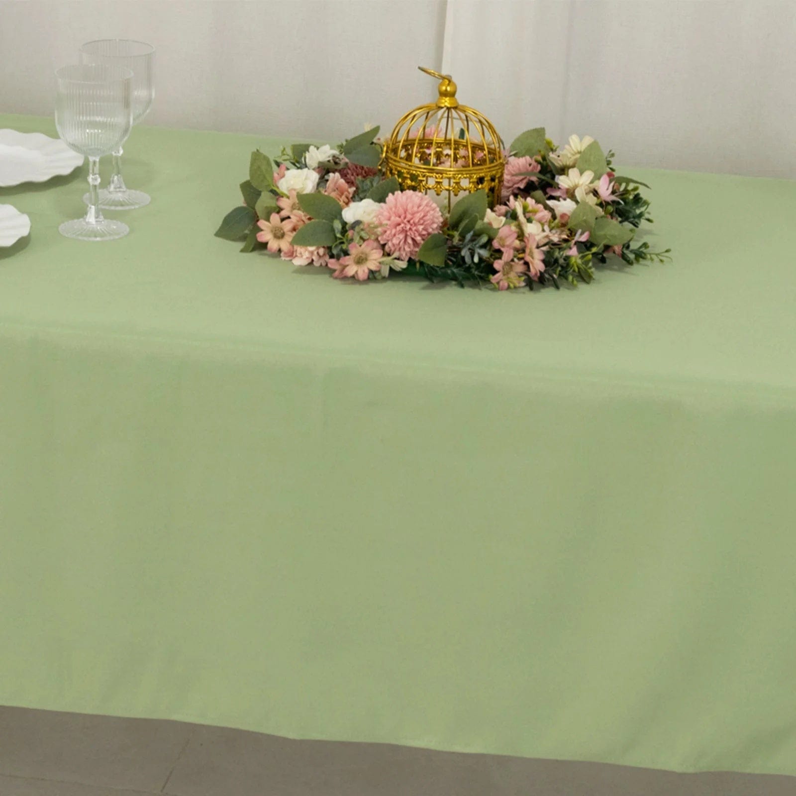 60 x 102 inch Premium Polyester Rectangular Tablecloth