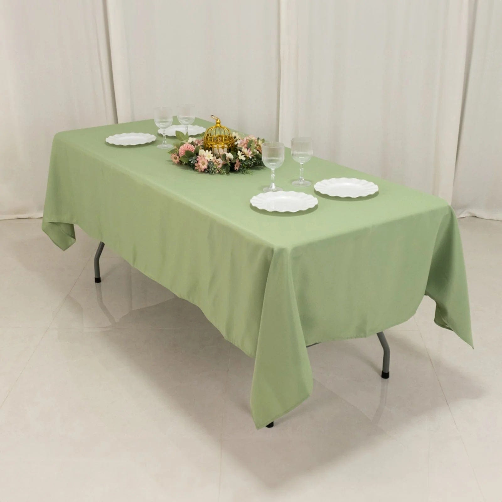 60 x 102 inch Premium Polyester Rectangular Tablecloth