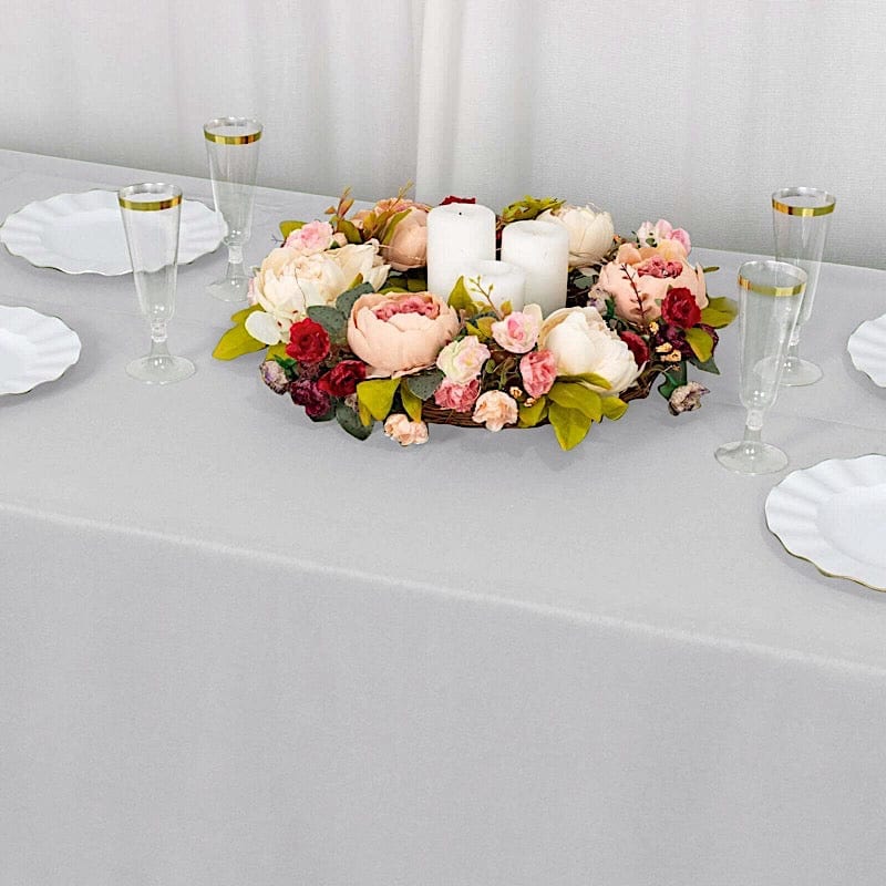60 x 102 inch Premium Polyester Rectangular Tablecloth