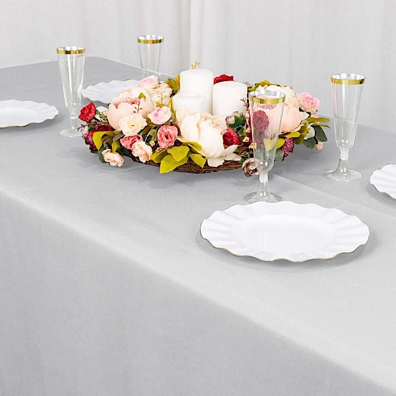60 x 102 inch Premium Polyester Rectangular Tablecloth