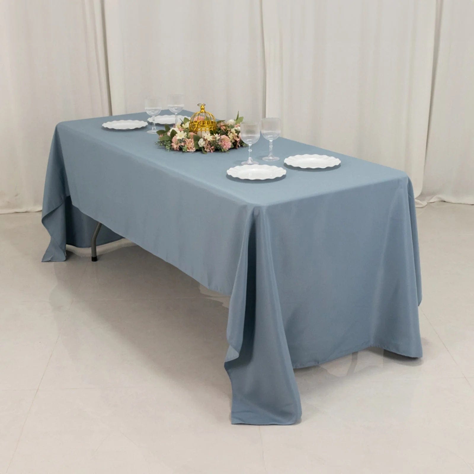 60 x 126 inch Premium Polyester Rectangular Tablecloth