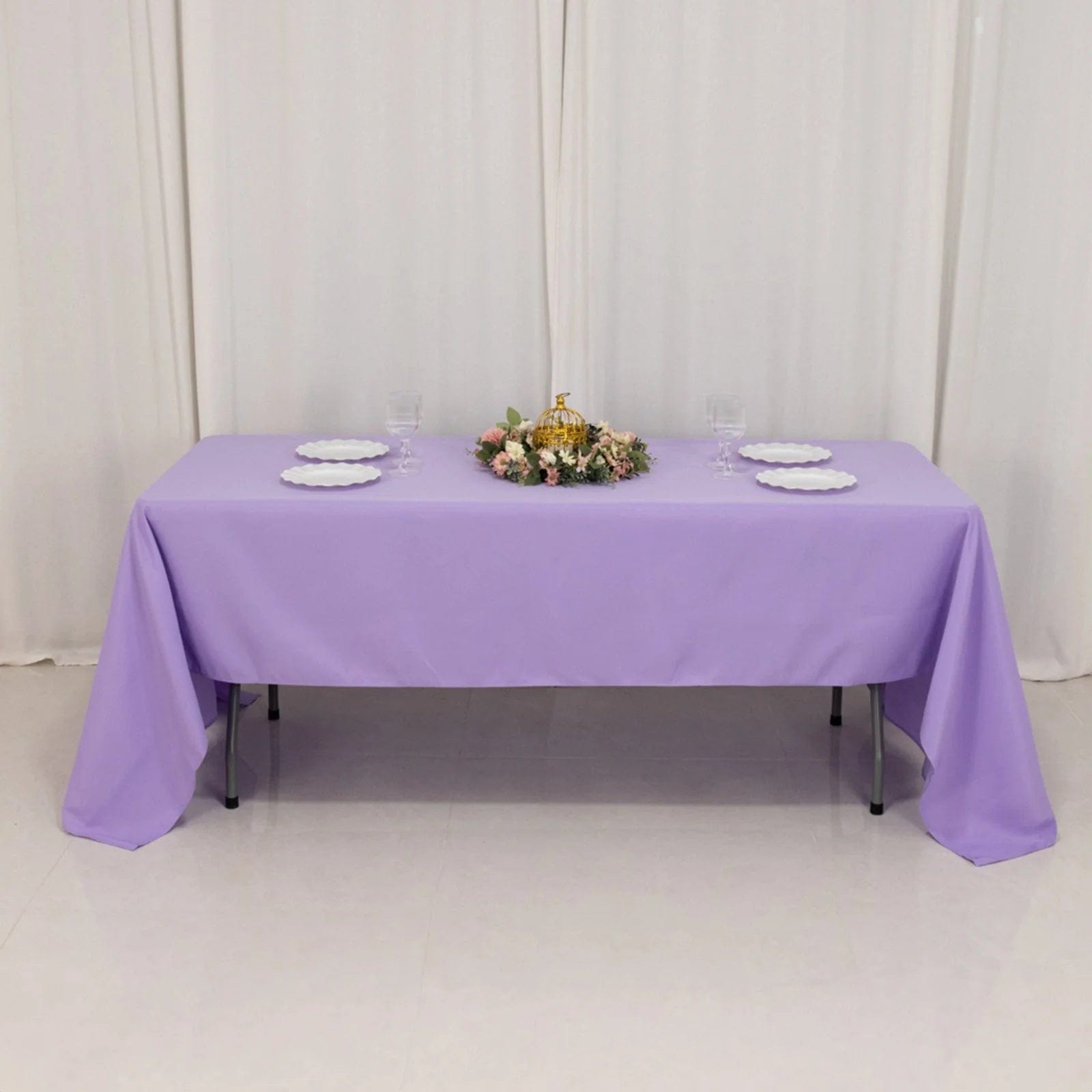 60 x 126 inch Premium Polyester Rectangular Tablecloth