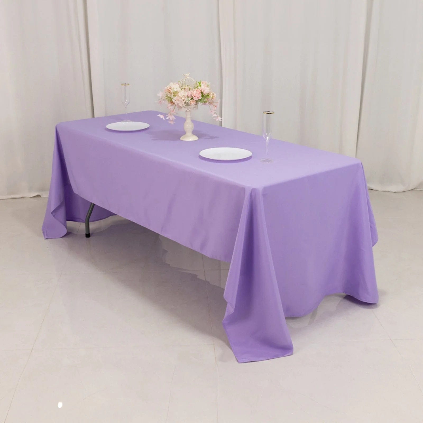 60 x 126 inch Premium Polyester Rectangular Tablecloth