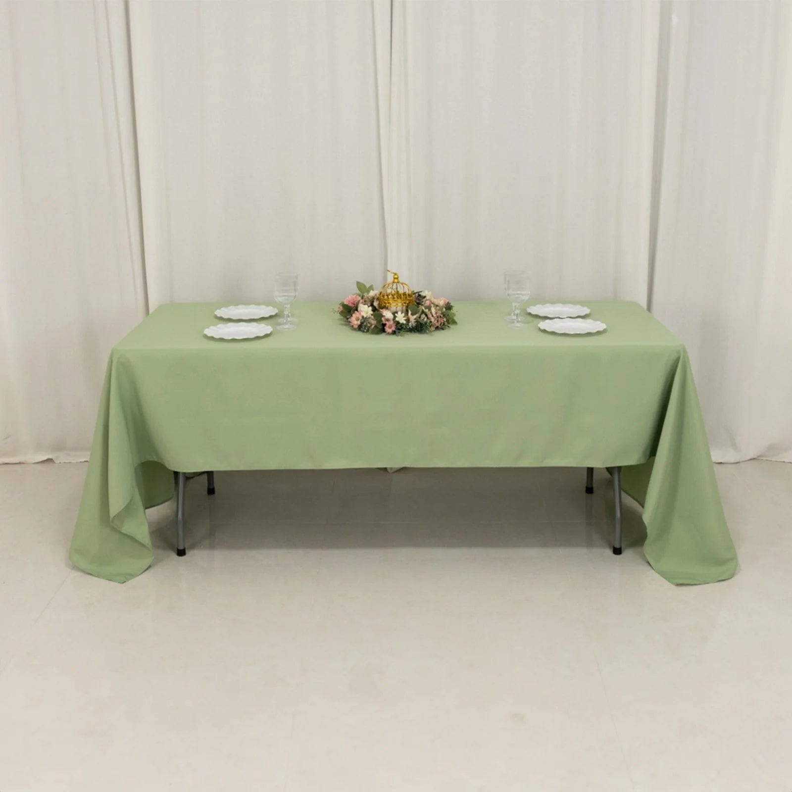 60 x 126 inch Premium Polyester Rectangular Tablecloth