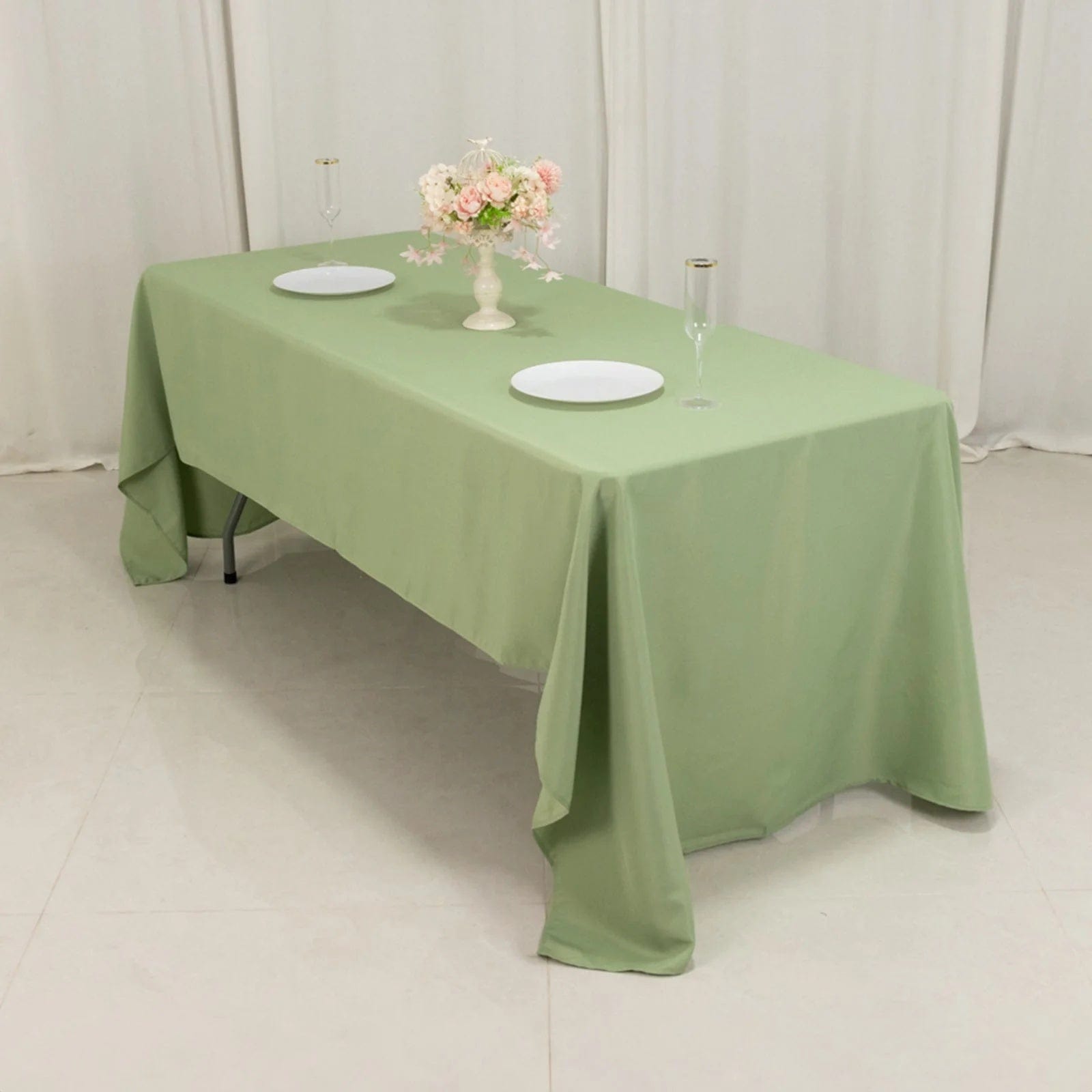 60 x 126 inch Premium Polyester Rectangular Tablecloth