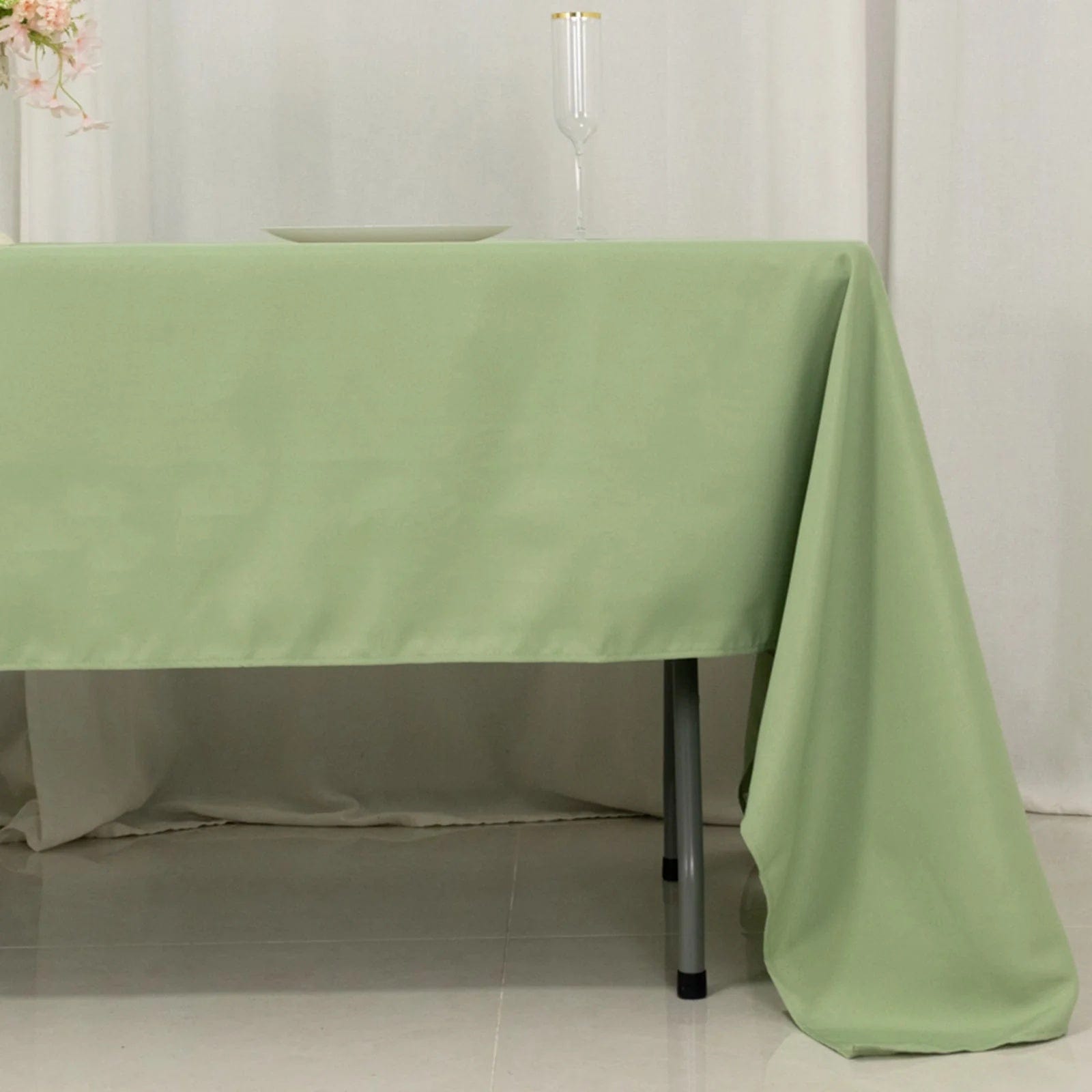 60 x 126 inch Premium Polyester Rectangular Tablecloth