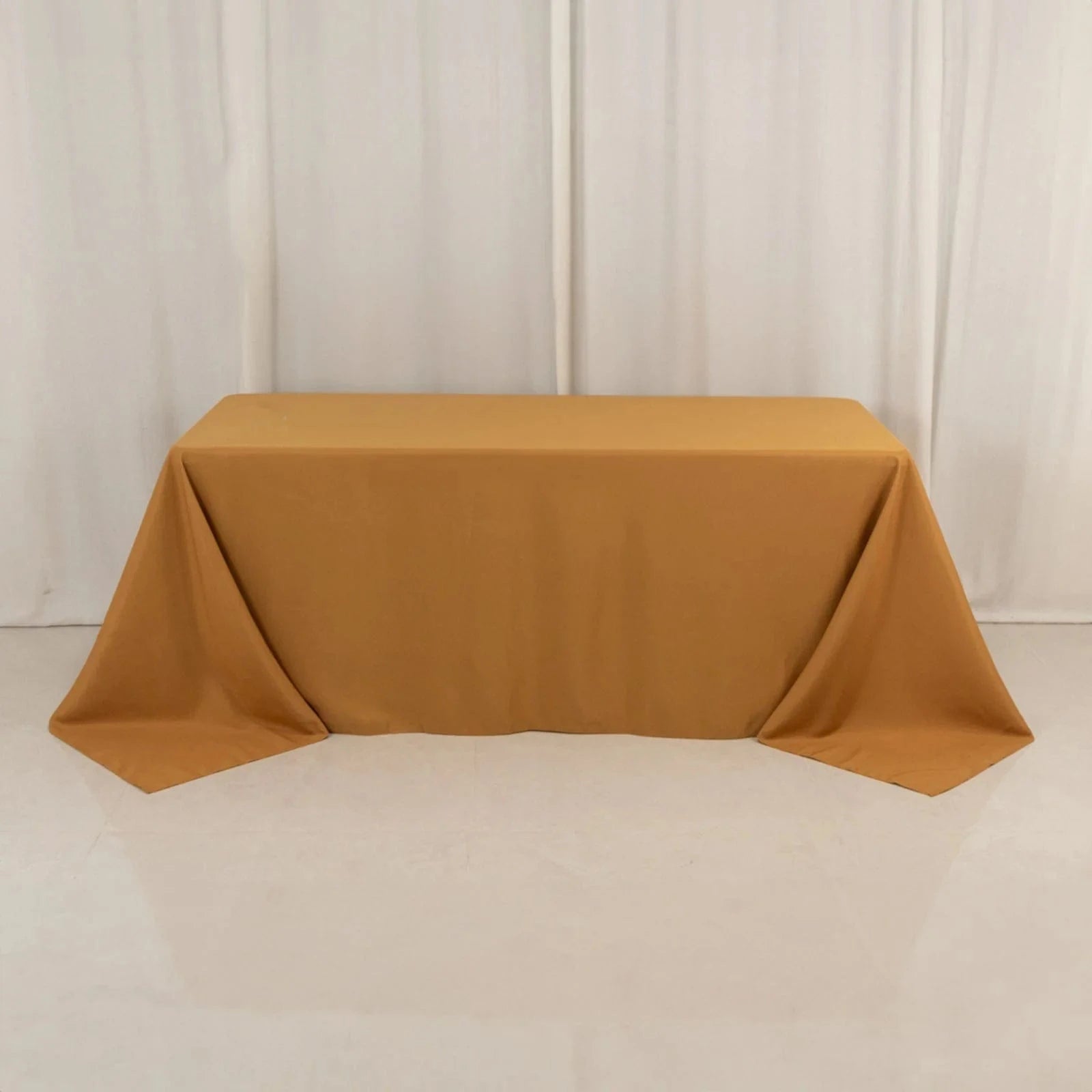90 x 132 inch Premium Polyester Rectangular Tablecloth