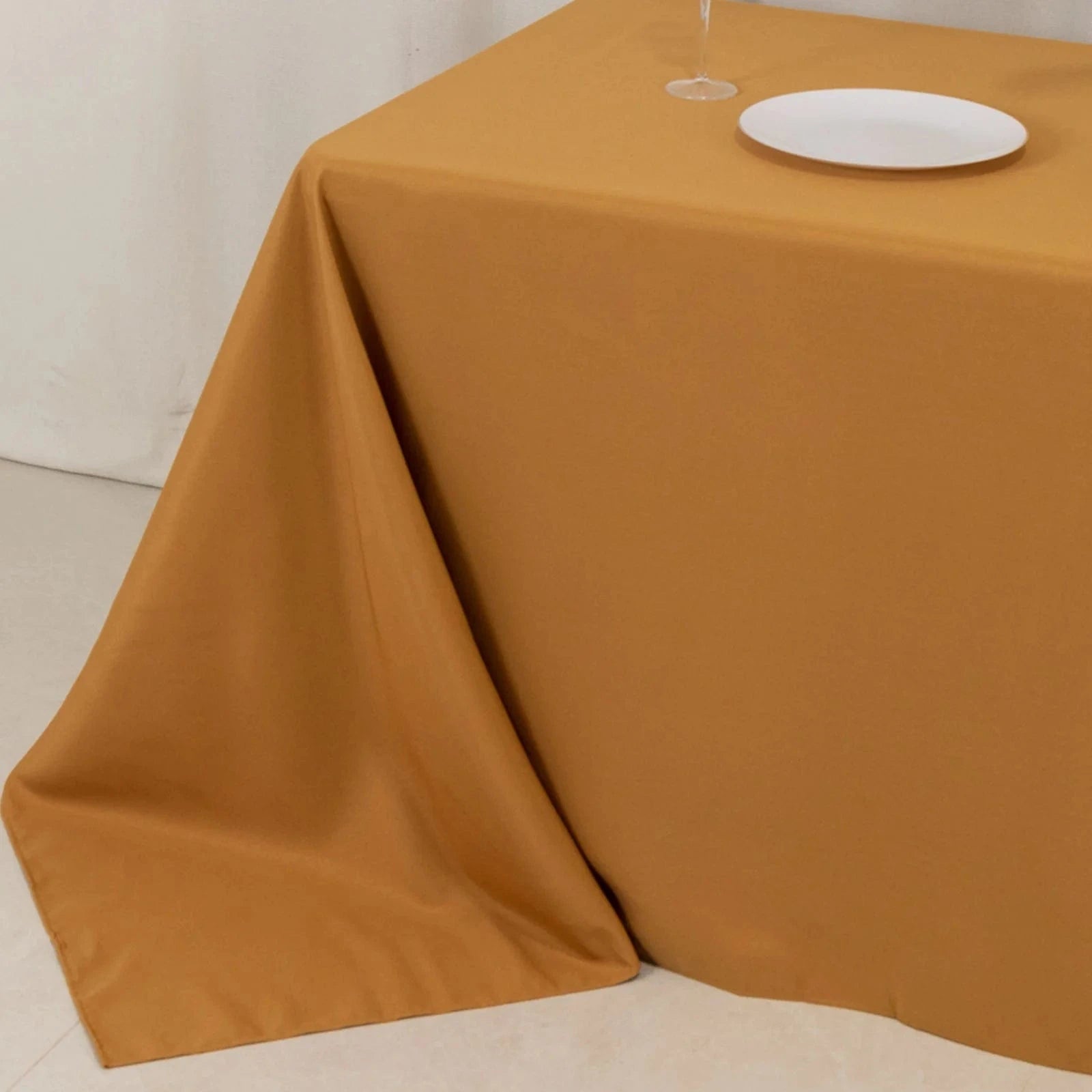 90 x 132 inch Premium Polyester Rectangular Tablecloth