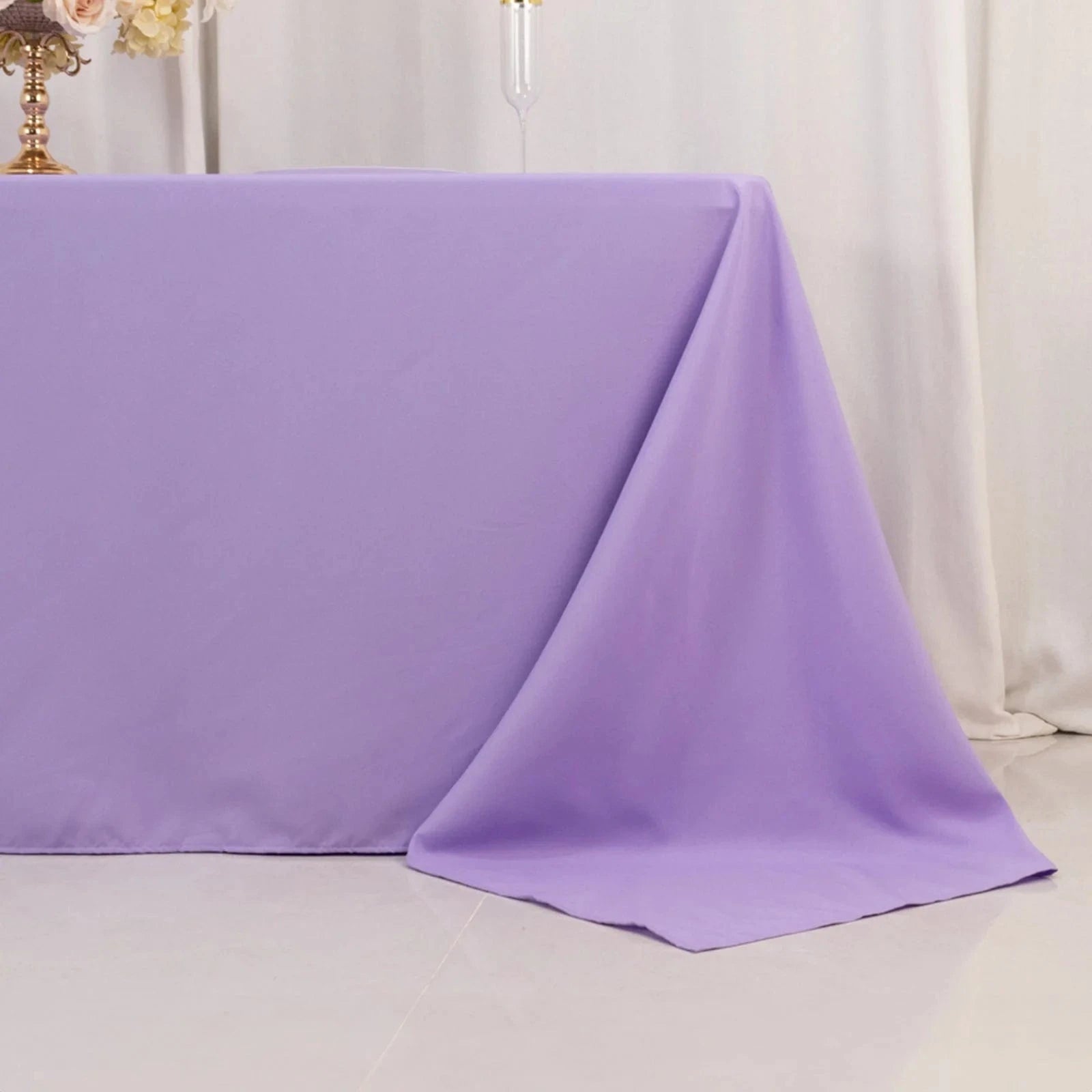 90 x 132 inch Premium Polyester Rectangular Tablecloth