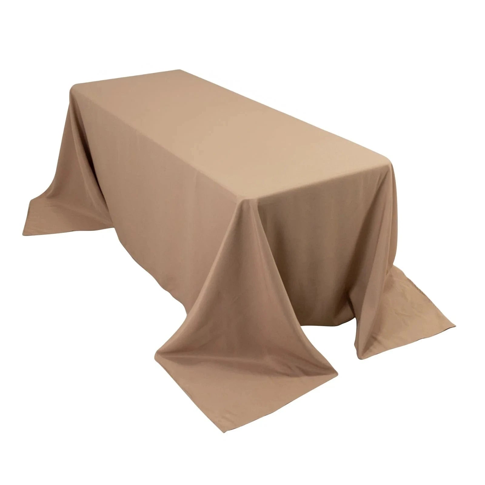 90 x 132 inch Premium Polyester Rectangular Tablecloth