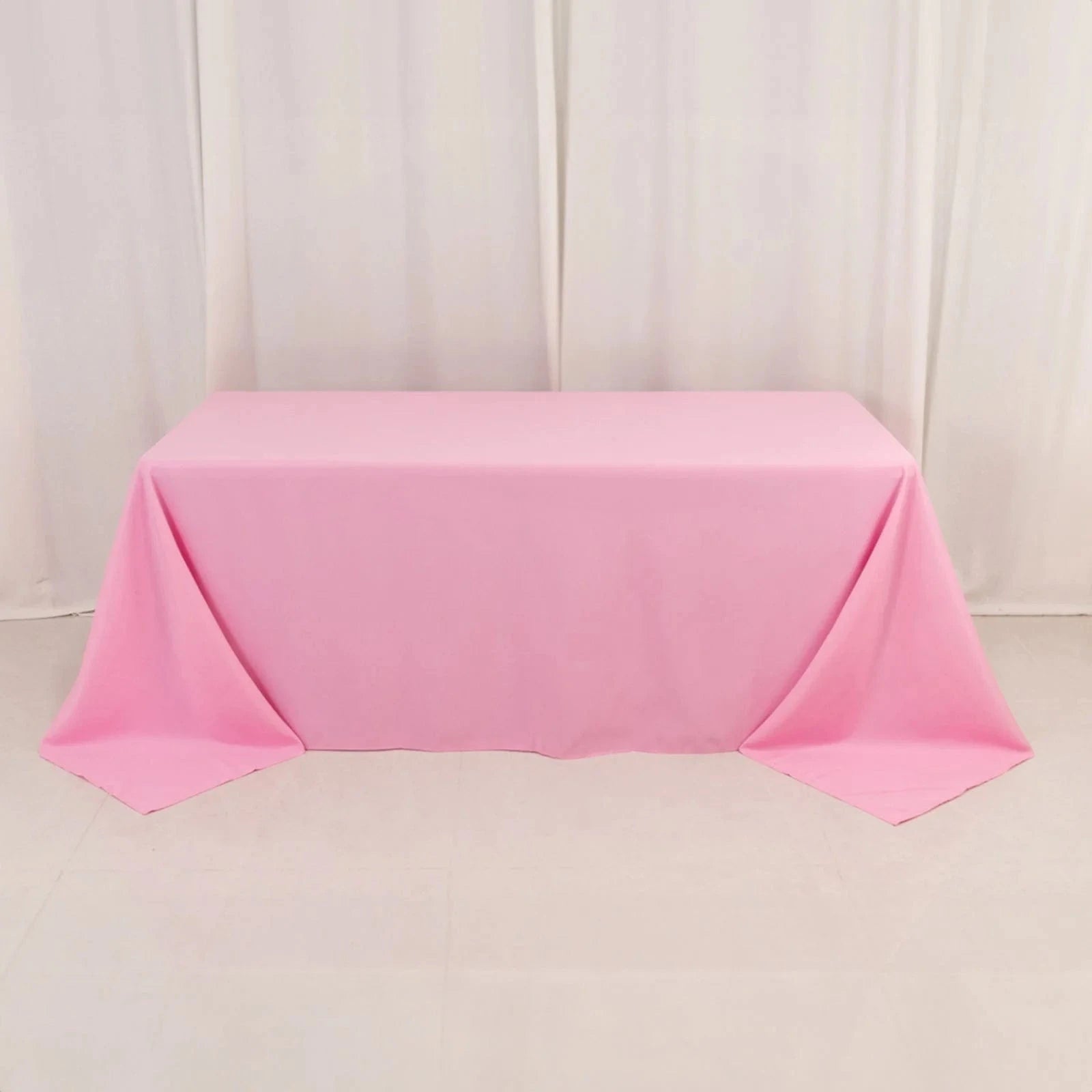 90 x 132 inch Premium Polyester Rectangular Tablecloth
