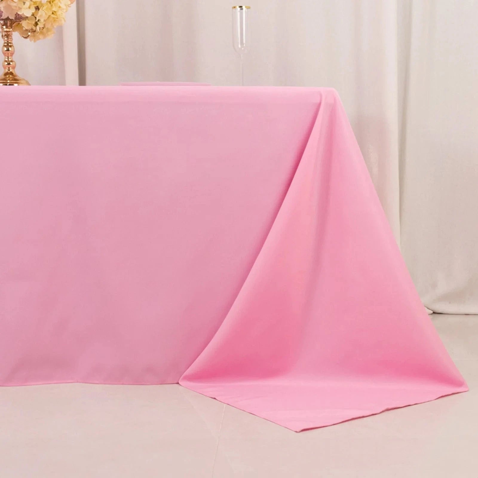90 x 132 inch Premium Polyester Rectangular Tablecloth