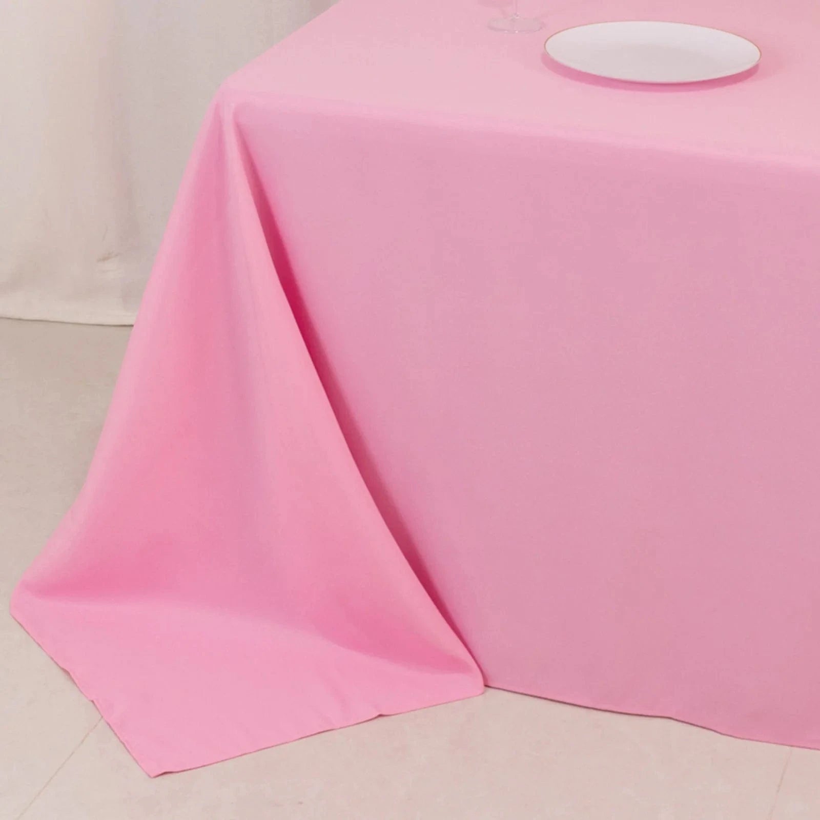 90 x 132 inch Premium Polyester Rectangular Tablecloth