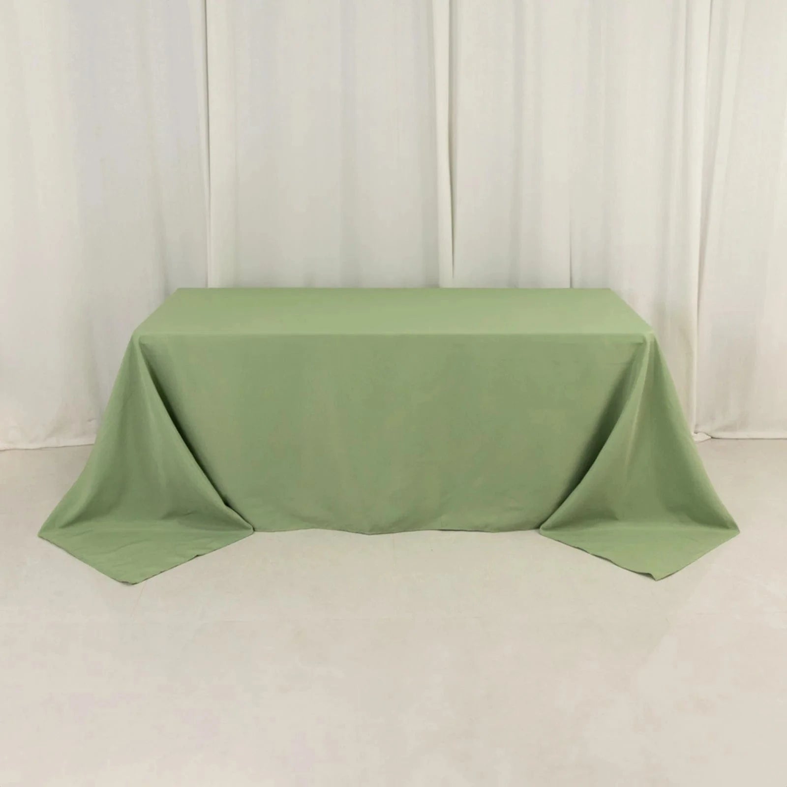 90 x 132 inch Premium Polyester Rectangular Tablecloth