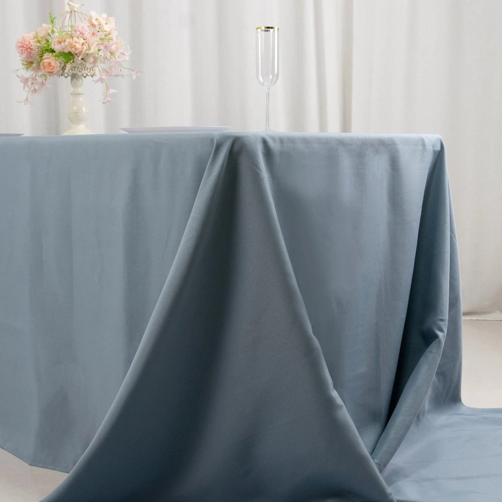90 x 156 inch Premium Polyester Rectangular Tablecloth