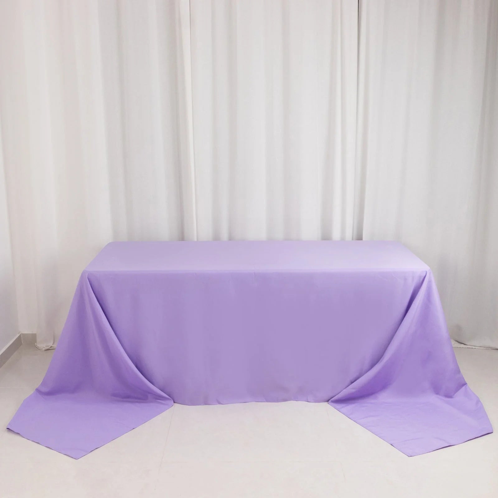 90 x 156 inch Premium Polyester Rectangular Tablecloth