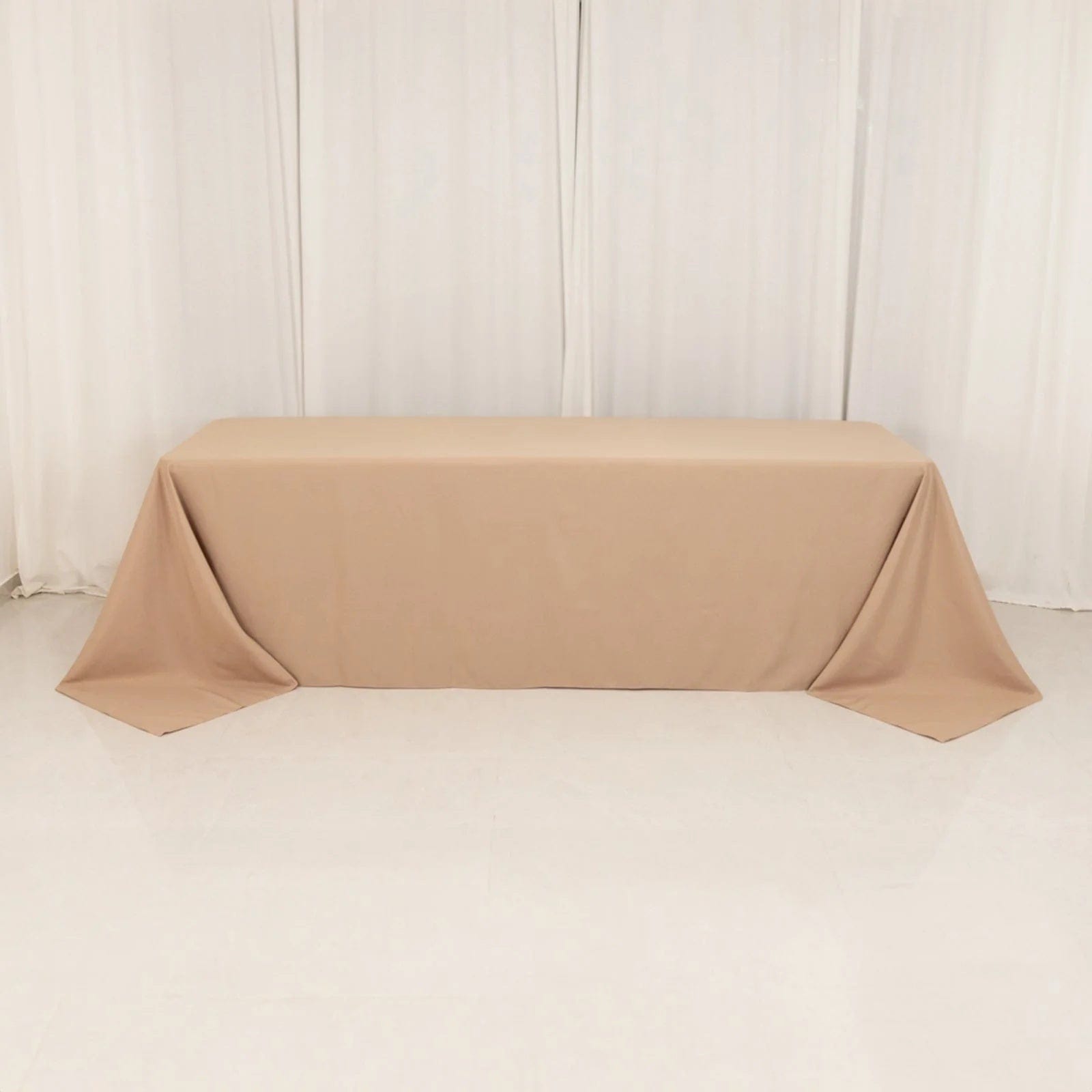90 x 156 inch Premium Polyester Rectangular Tablecloth
