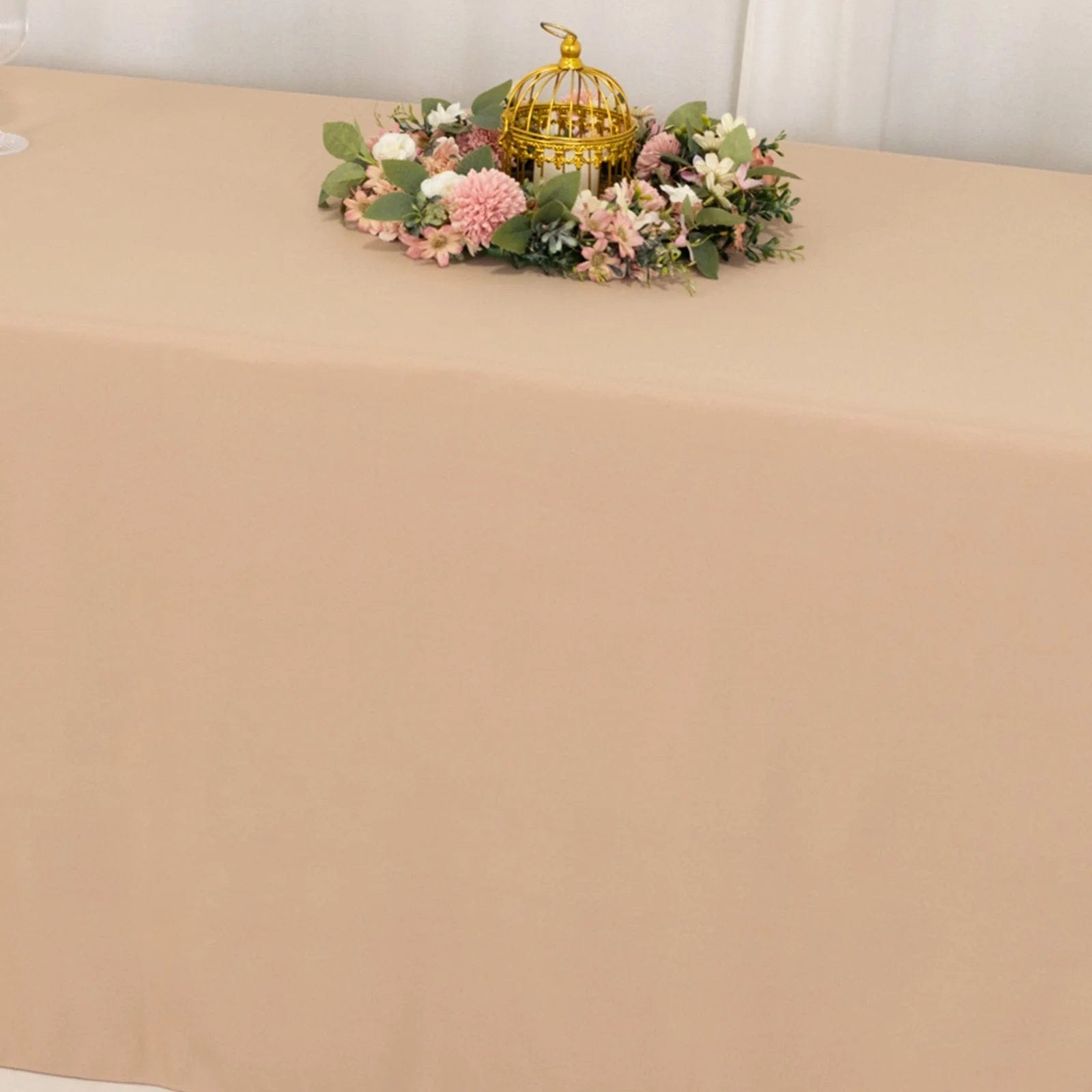 90 x 156 inch Premium Polyester Rectangular Tablecloth