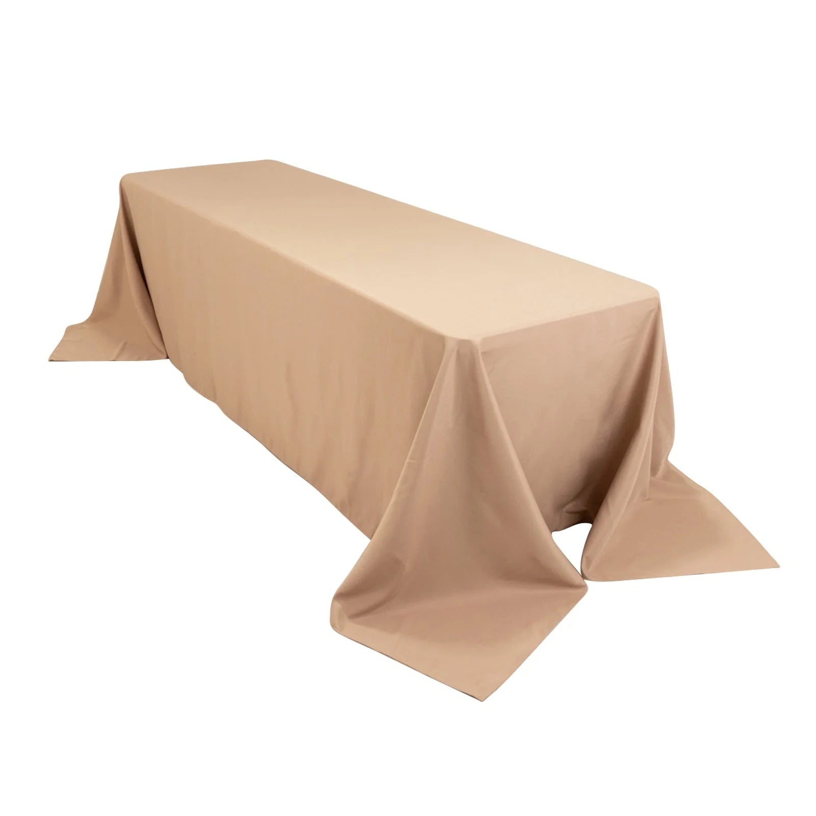 90 x 156 inch Premium Polyester Rectangular Tablecloth