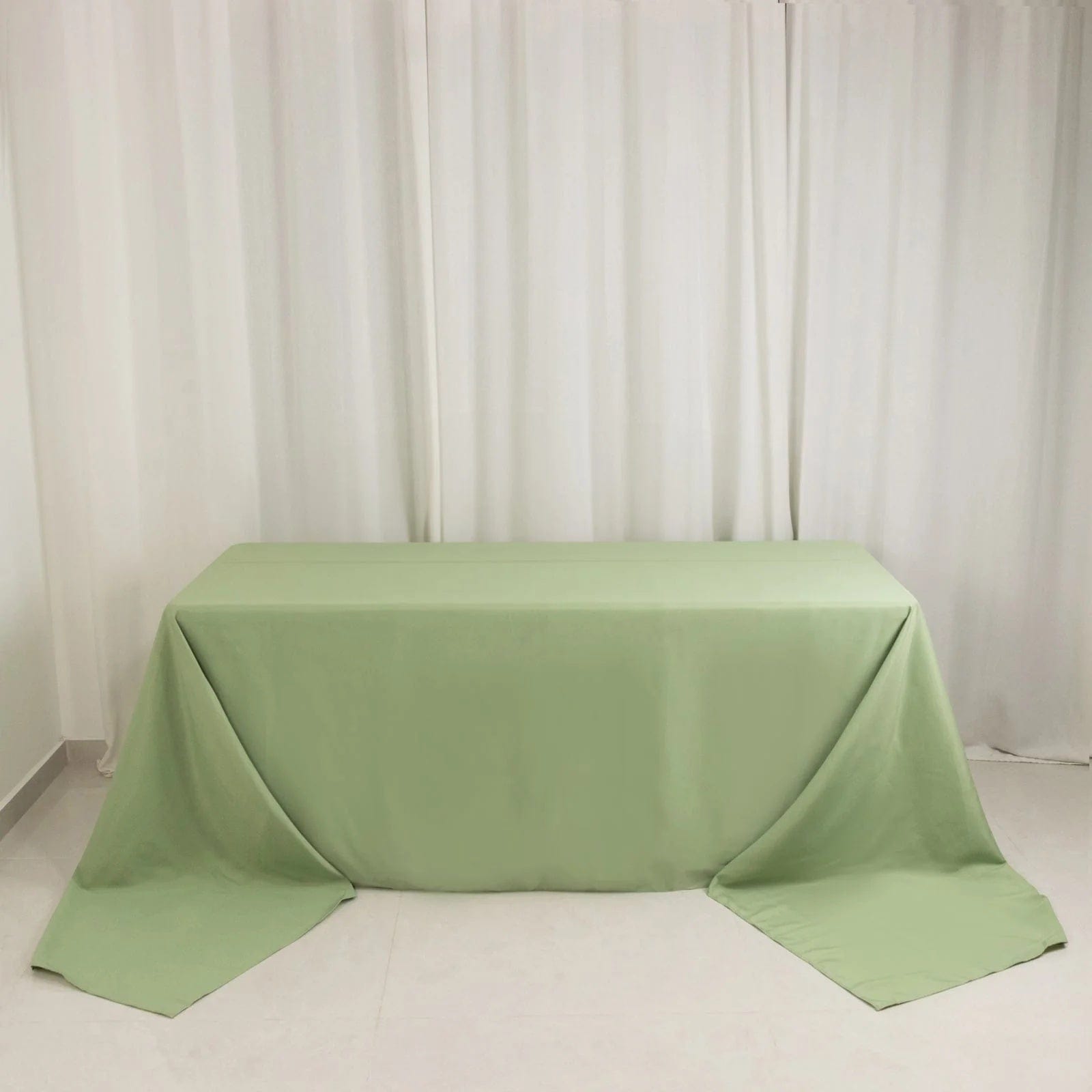 90 x 156 inch Premium Polyester Rectangular Tablecloth
