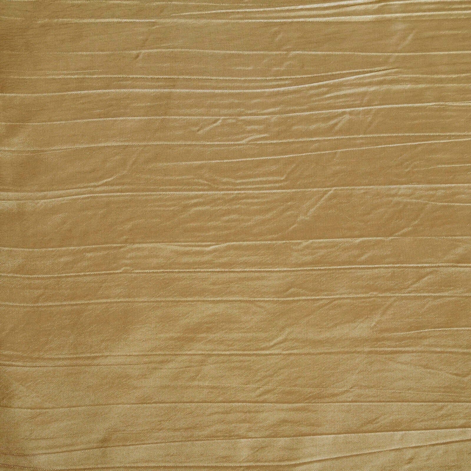 60x102 in Metallic Crinkled Taffeta Rectangular Tablecloth