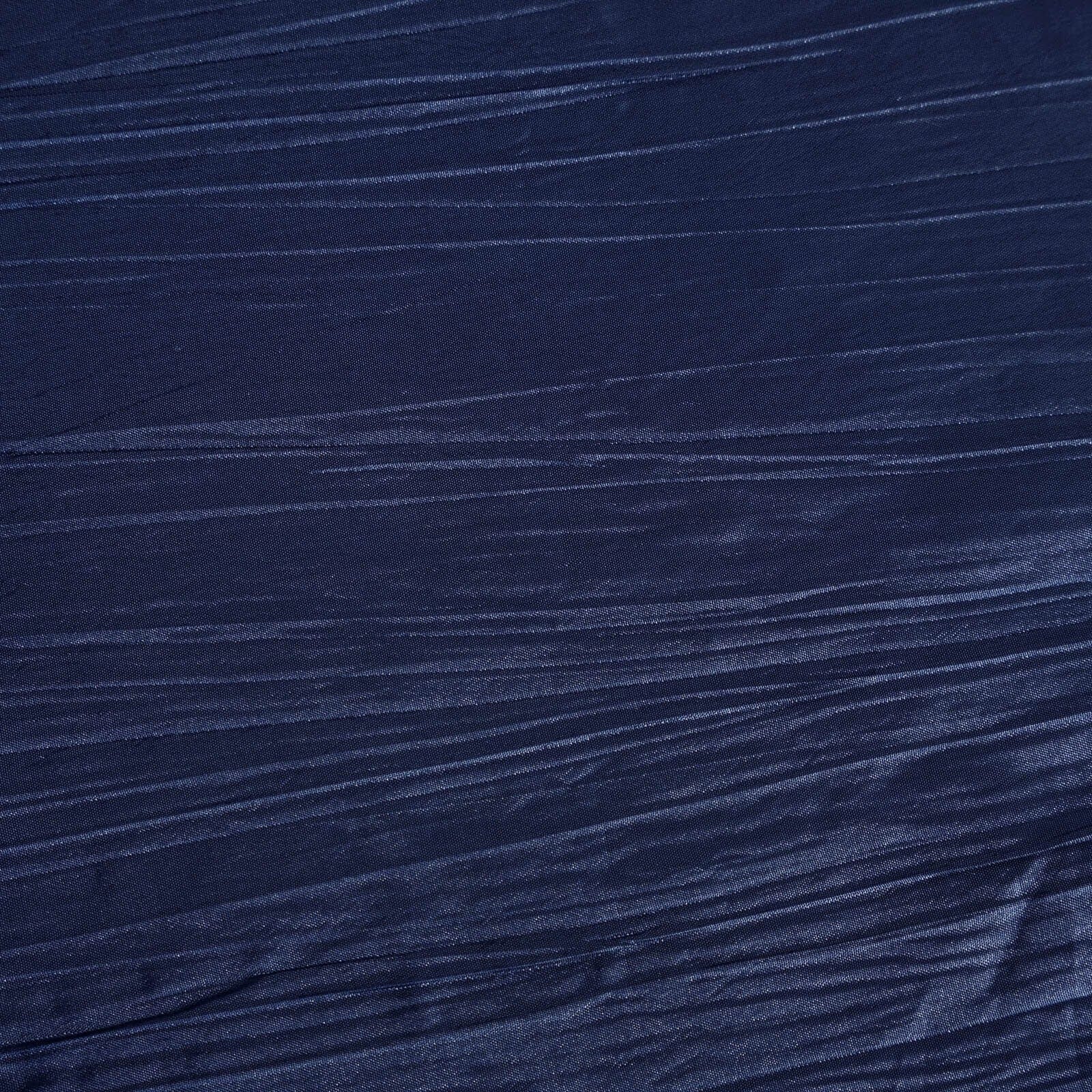 60x102 in Metallic Crinkled Taffeta Rectangular Tablecloth