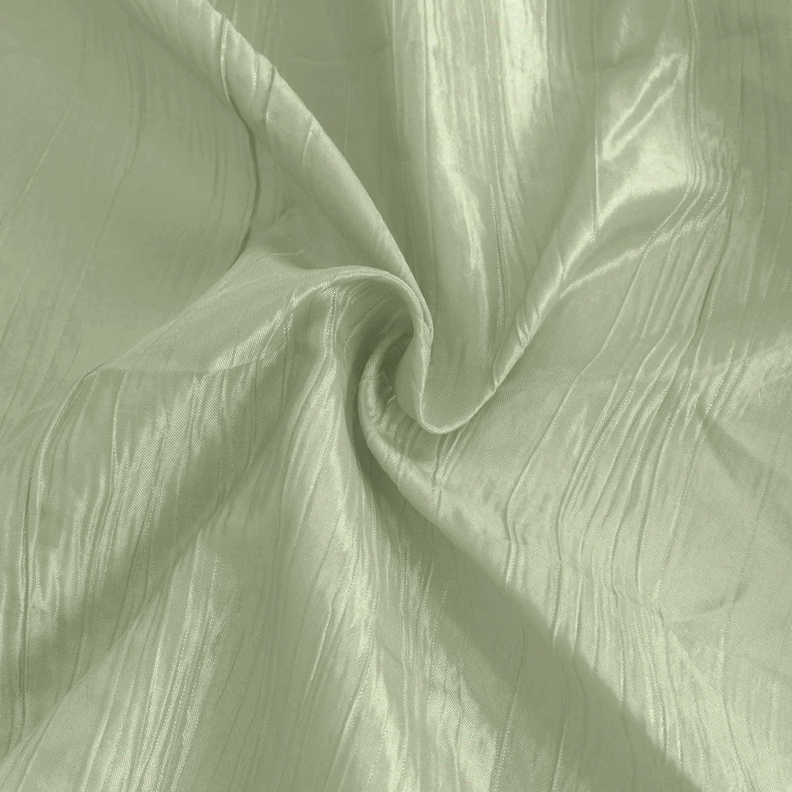 90x156 in Metallic Crinkled Taffeta Rectangular Tablecloth