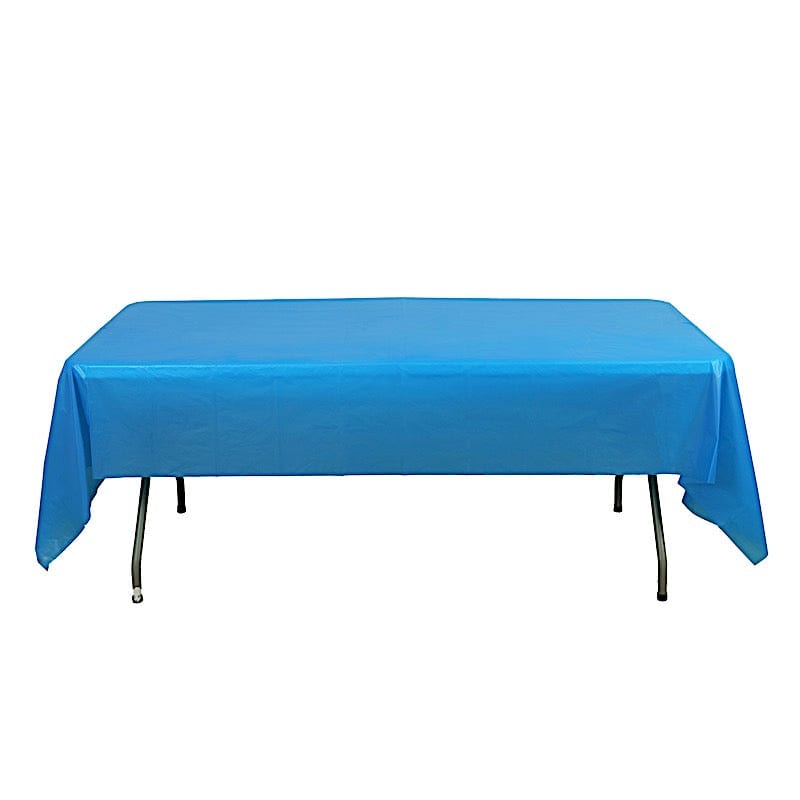 5 pcs 54x108 inch Disposable Plastic Table Covers Rectangular Tablecloths