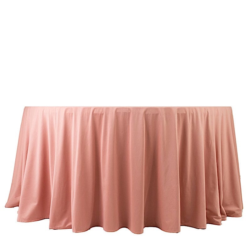 120 in Premium Scuba Polyester Round Tablecloth Party Linens