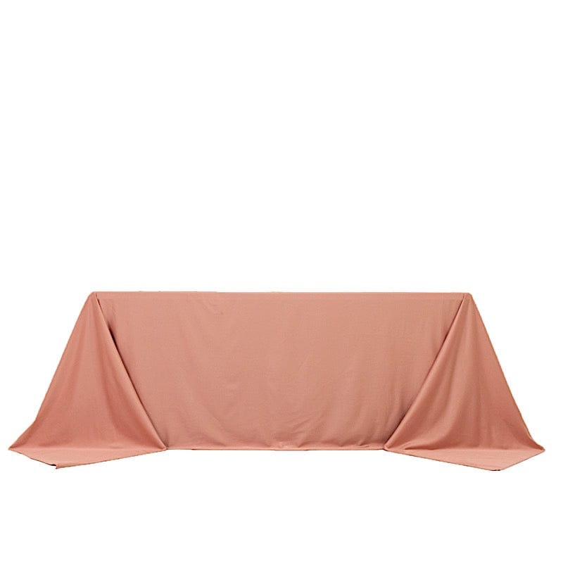 90x132 in Premium Scuba Polyester Rectangle Tablecloth
