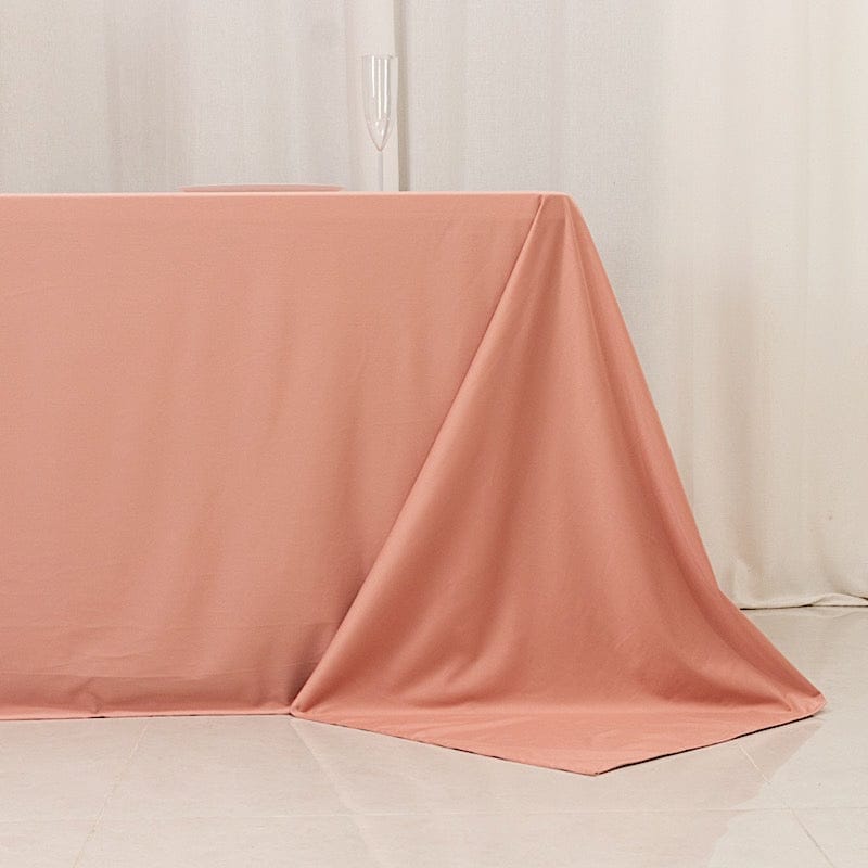 90x156 in Premium Scuba Polyester Rectangle Tablecloth
