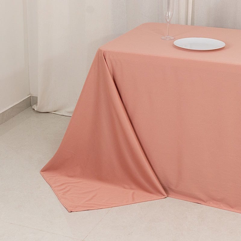 90x156 in Premium Scuba Polyester Rectangle Tablecloth