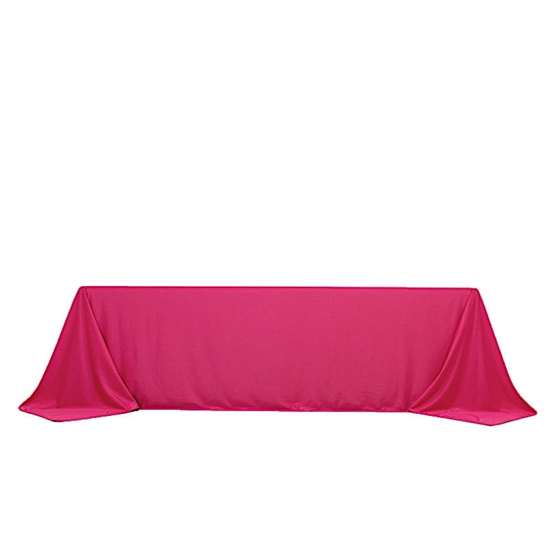 90x156 in Premium Scuba Polyester Rectangle Tablecloth