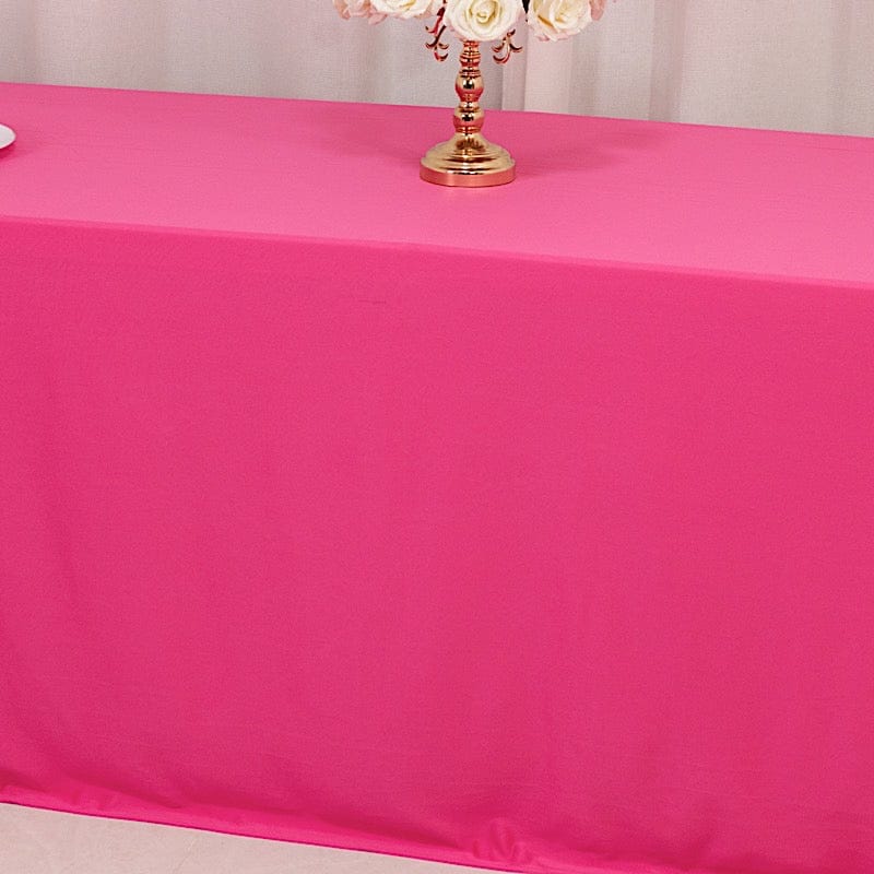 90x156 in Premium Scuba Polyester Rectangle Tablecloth