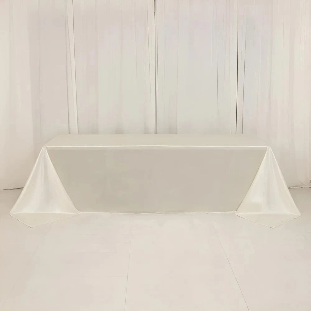 90x156 in Premium Scuba Polyester Rectangle Tablecloth