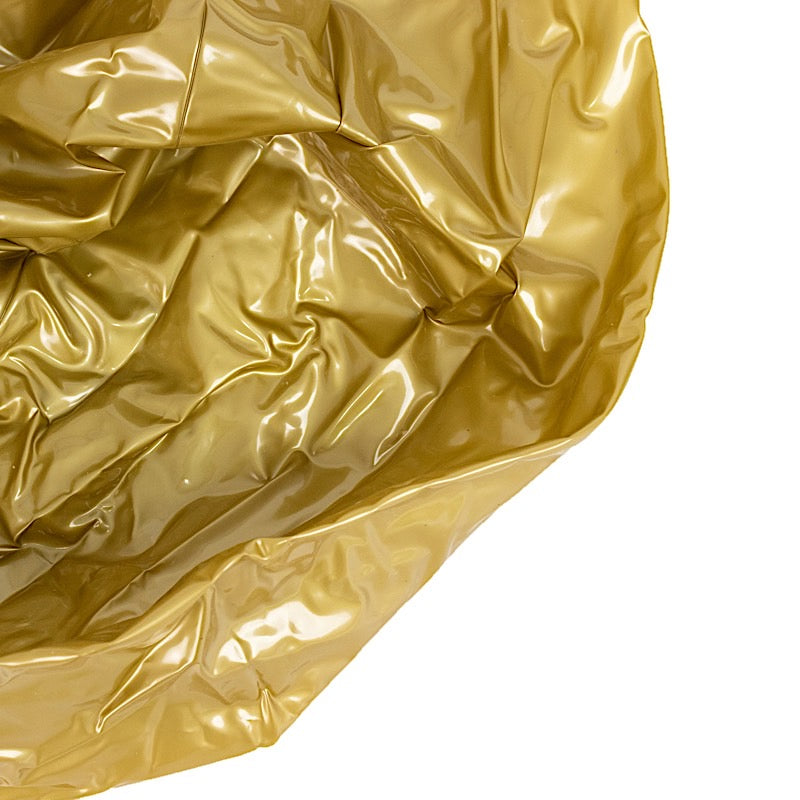 2 Gold Round Vinyl Inflatable Beach Balls