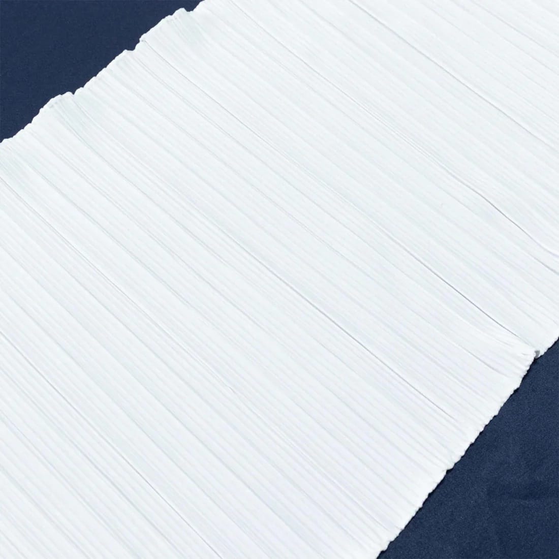 12x108 in Scuba Polyester Accordion Pleated Table Runner
