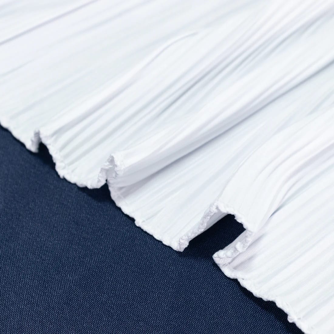 12x108 in Scuba Polyester Accordion Pleated Table Runner