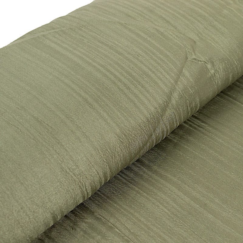 54 in x 10 yards Crinkled Accordion Taffeta Fabric Bolt