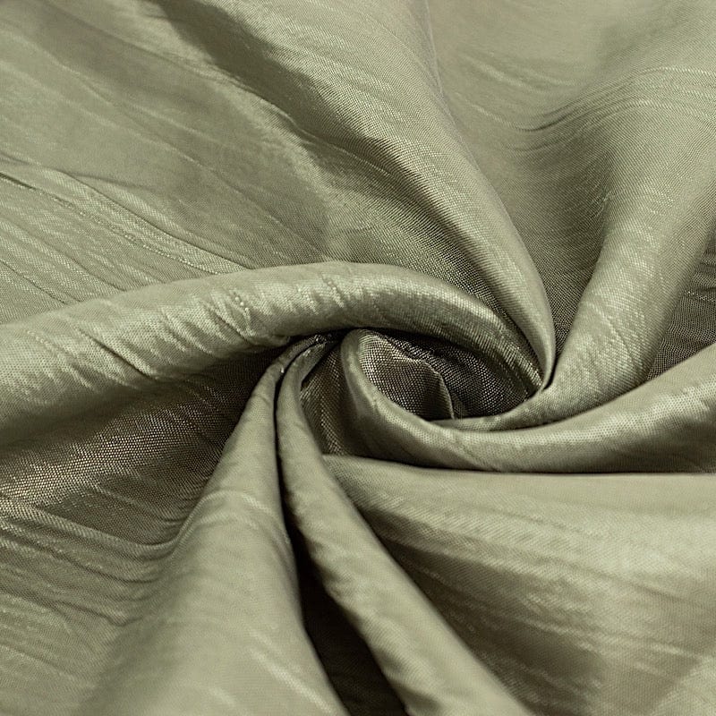 54 in x 10 yards Crinkled Accordion Taffeta Fabric Bolt