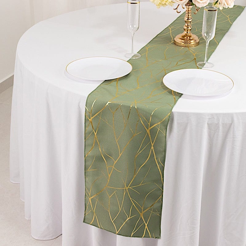 12x108 in Geometric Polyester Table Runner Party Decorations