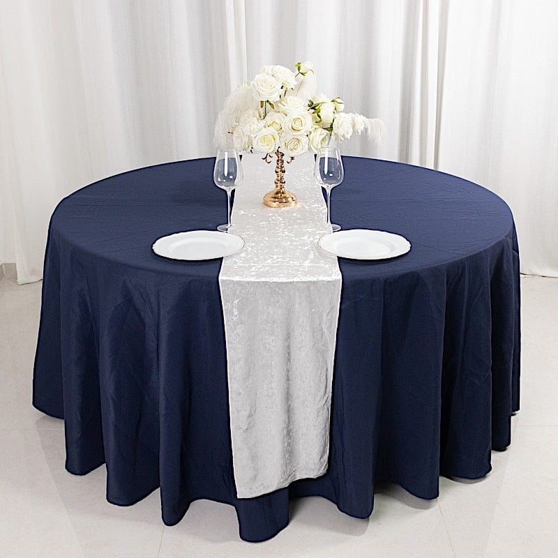12x108 in Premium Crushed Velvet Table Runner